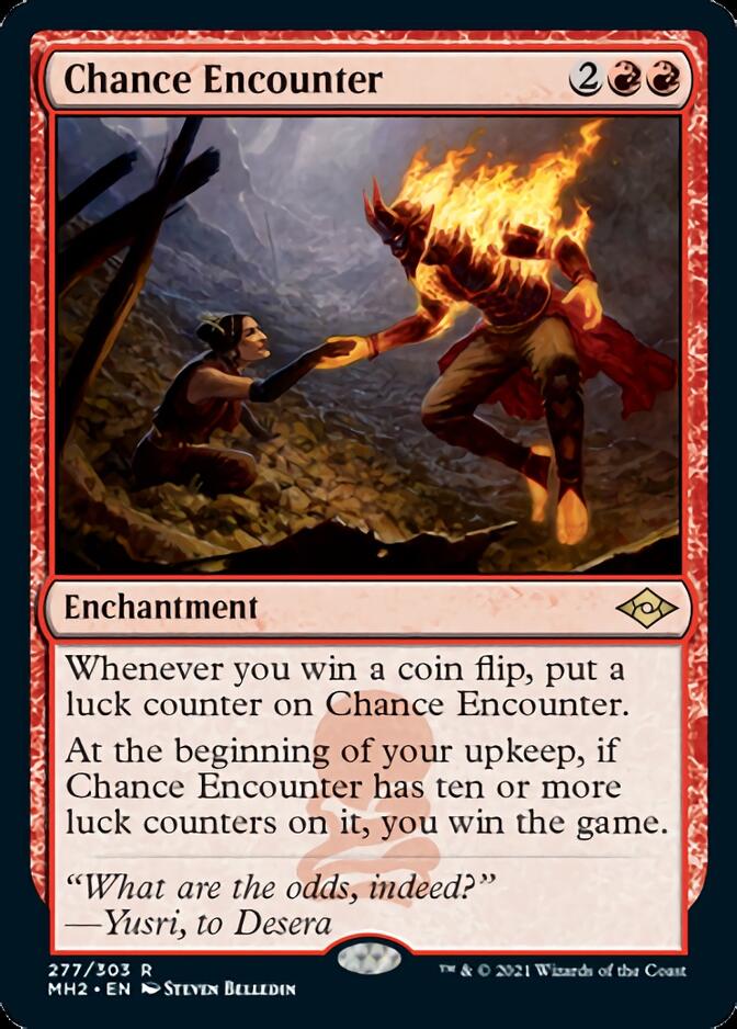 Chance Encounter (Foil Etched) [Modern Horizons 2] | Play N Trade Winnipeg