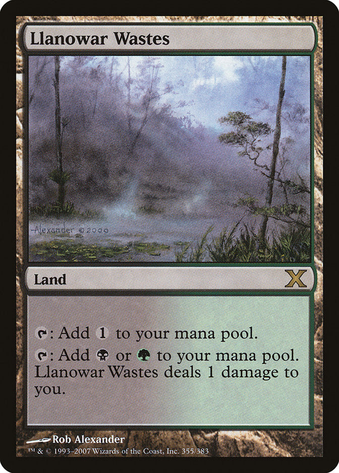 Llanowar Wastes [Tenth Edition] | Play N Trade Winnipeg