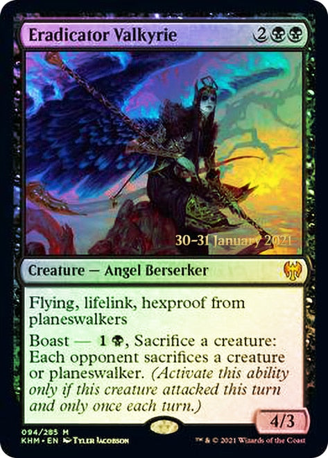 Eradicator Valkyrie [Kaldheim Prerelease Promos] | Play N Trade Winnipeg