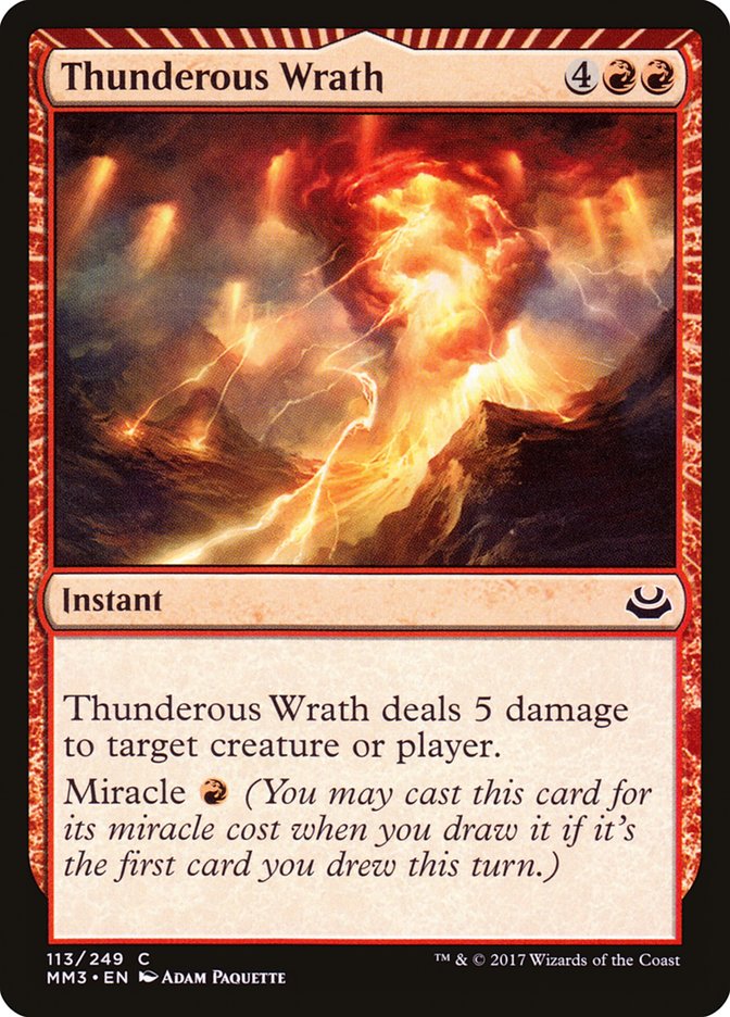 Thunderous Wrath [Modern Masters 2017] | Play N Trade Winnipeg