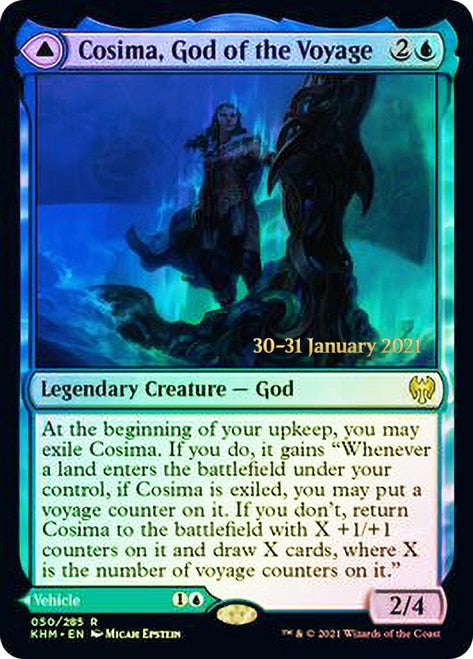 Cosima, God of the Voyage // The Omenkeel [Kaldheim Prerelease Promos] | Play N Trade Winnipeg