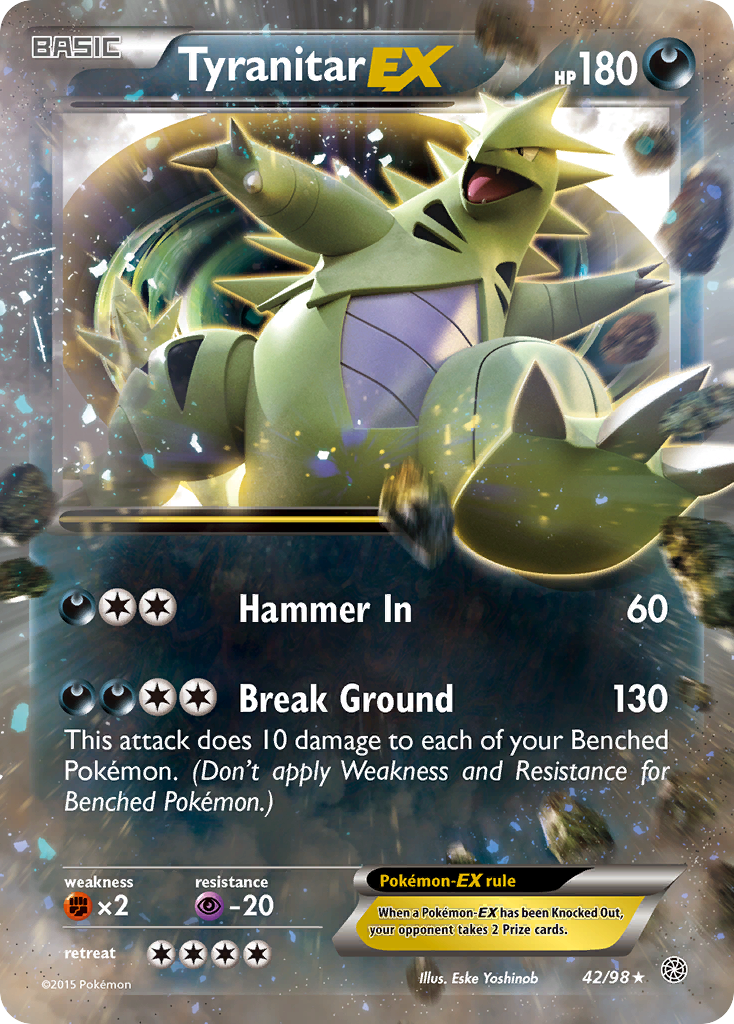 Tyranitar EX (42/98) [XY: Ancient Origins] | Play N Trade Winnipeg