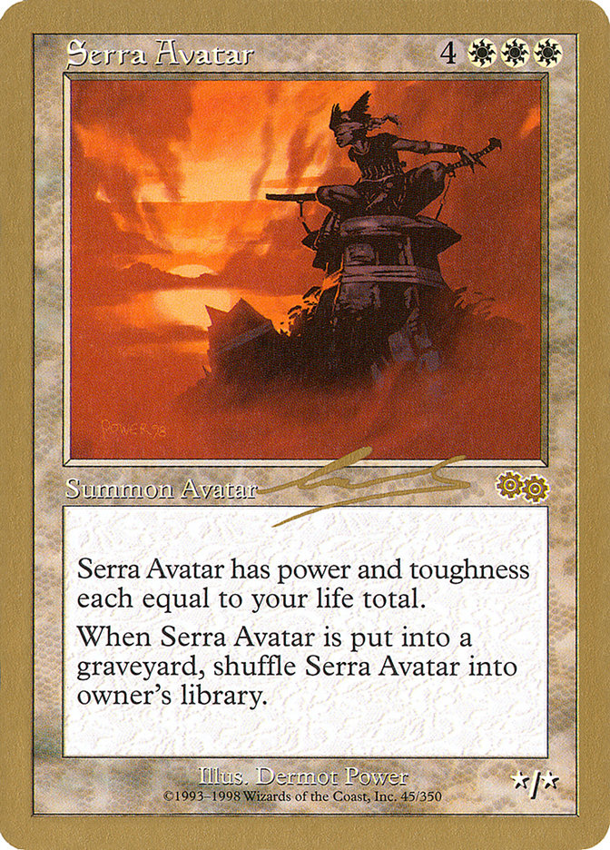 Serra Avatar (Nicolas Labarre) [World Championship Decks 2000] | Play N Trade Winnipeg