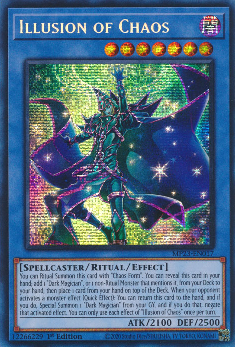 Illusion of Chaos [MP23-EN017] Prismatic Secret Rare | Play N Trade Winnipeg