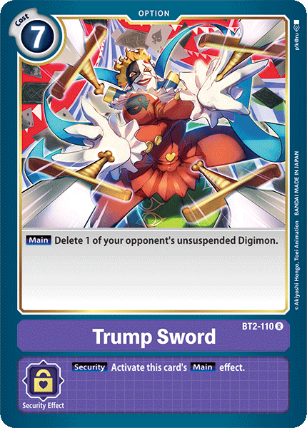 Trump Sword [BT2-110] [Release Special Booster Ver.1.0] | Play N Trade Winnipeg