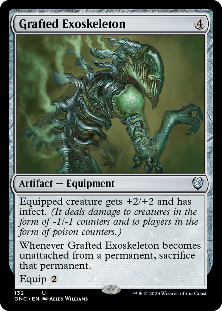 Grafted Exoskeleton [Phyrexia: All Will Be One Commander] | Play N Trade Winnipeg