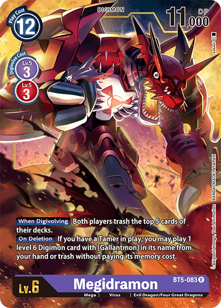 Megidramon [BT5-083] [Battle of Omni] | Play N Trade Winnipeg