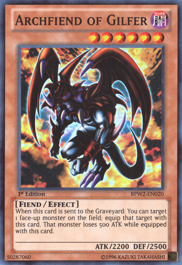 Archfiend of Gilfer [BPW2-EN020] Super Rare | Play N Trade Winnipeg