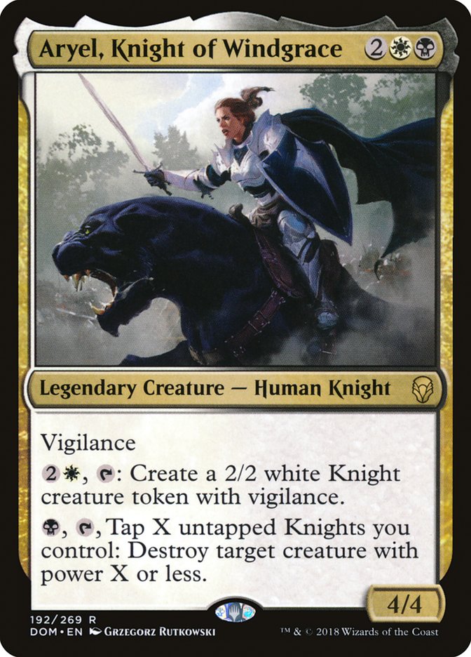 Aryel, Knight of Windgrace [Dominaria] | Play N Trade Winnipeg