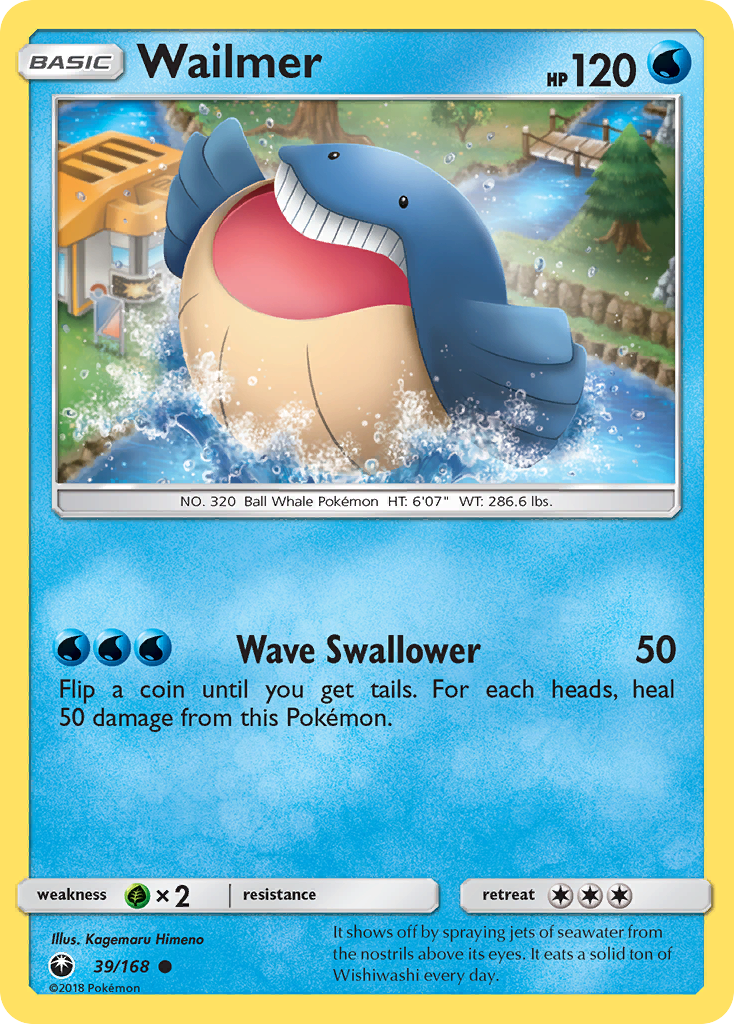 Wailmer (39/168) [Sun & Moon: Celestial Storm] | Play N Trade Winnipeg