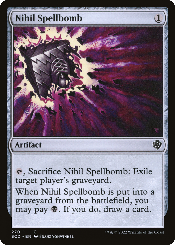 Nihil Spellbomb [Starter Commander Decks] | Play N Trade Winnipeg