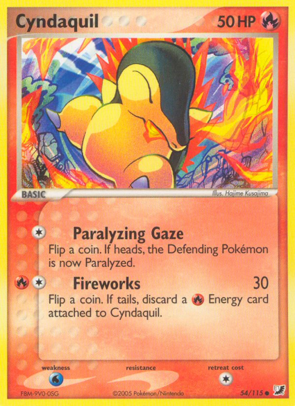 Cyndaquil (54/115) [EX: Unseen Forces] | Play N Trade Winnipeg