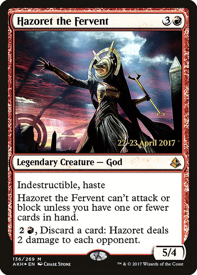 Hazoret the Fervent  [Amonkhet Prerelease Promos] | Play N Trade Winnipeg