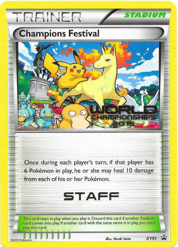 Champions Festival (XY91) (2015 Quarter Finalist) [XY: Black Star Promos] | Play N Trade Winnipeg