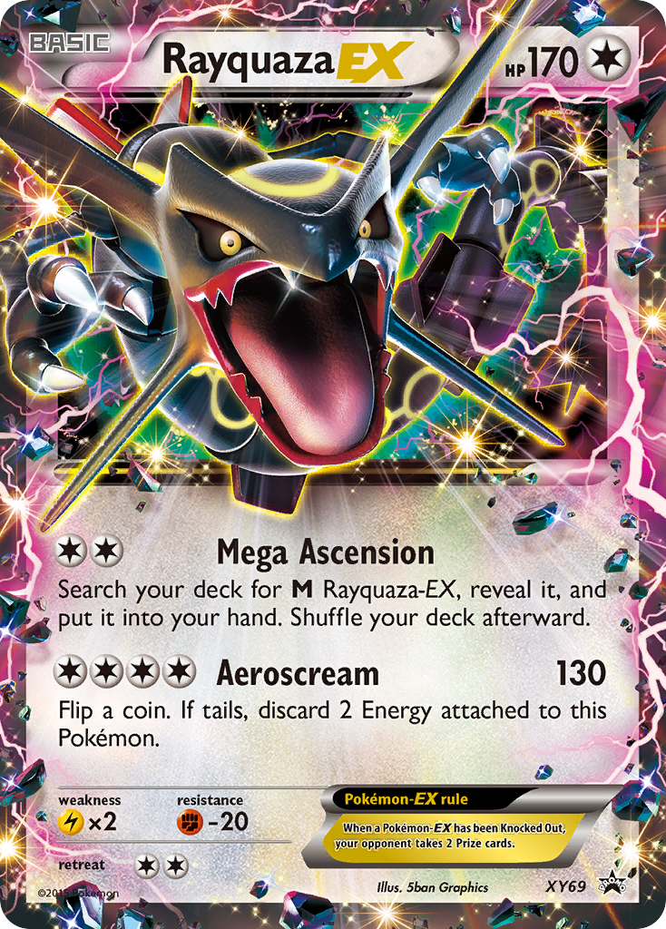 Rayquaza EX (XY69) (Shiny) [XY: Black Star Promos] | Play N Trade Winnipeg