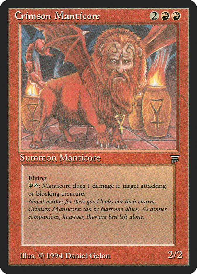 Crimson Manticore [Legends] | Play N Trade Winnipeg