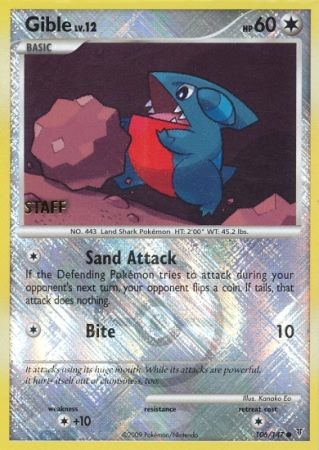 Gible (106/147) (Championship Promo Staff) [Platinum: Supreme Victors] | Play N Trade Winnipeg