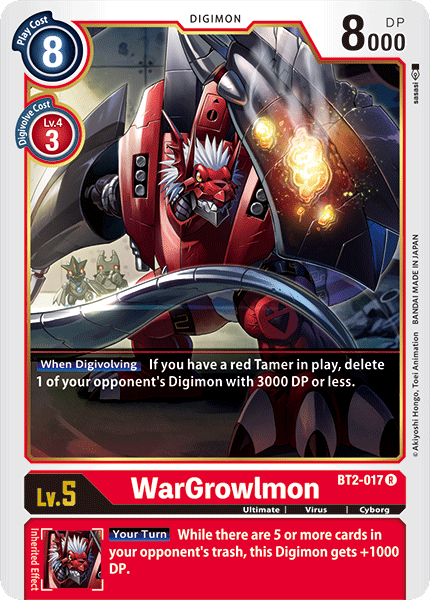 WarGrowlmon [BT2-017] [Release Special Booster Ver.1.0] | Play N Trade Winnipeg