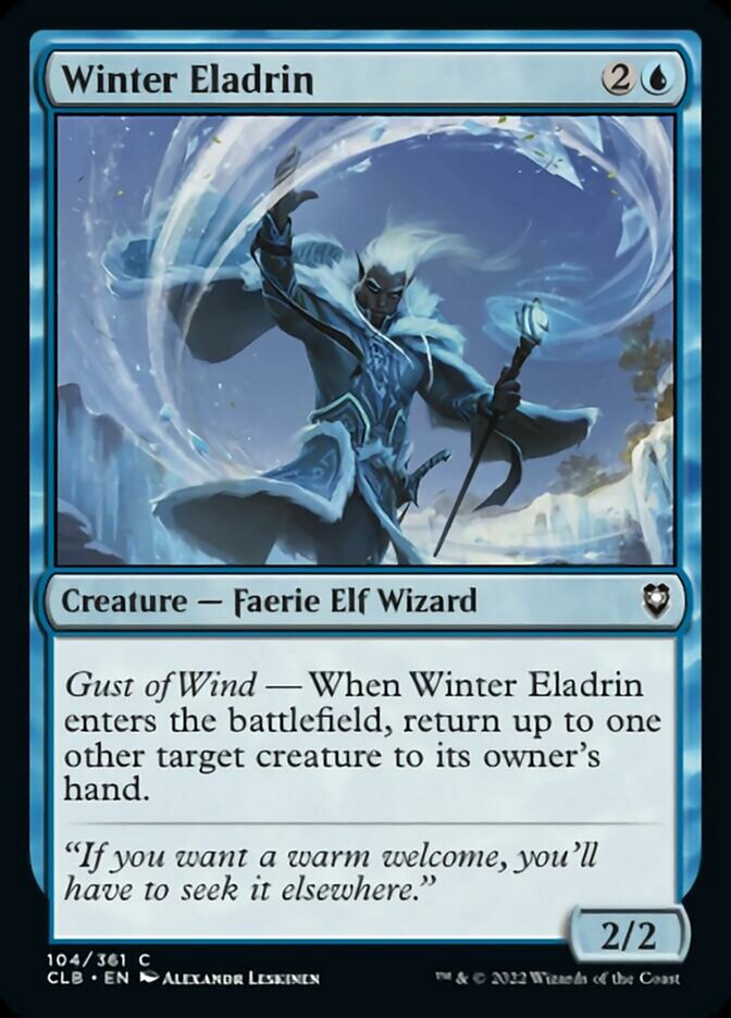 Winter Eladrin [Commander Legends: Battle for Baldur's Gate] | Play N Trade Winnipeg