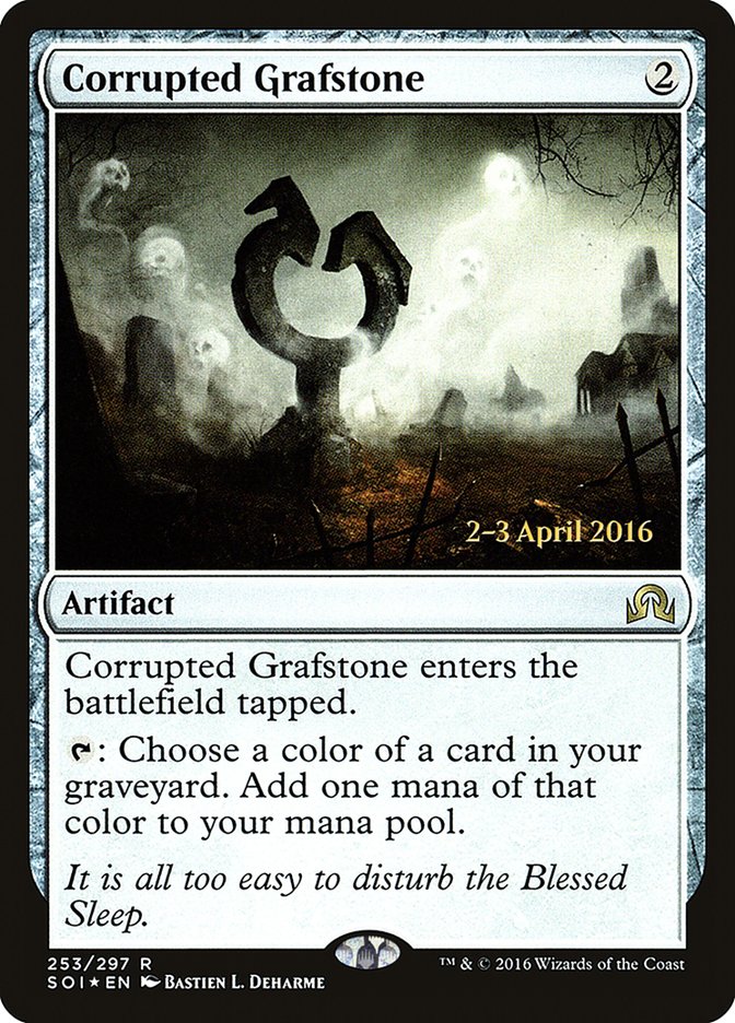 Corrupted Grafstone [Shadows over Innistrad Prerelease Promos] | Play N Trade Winnipeg