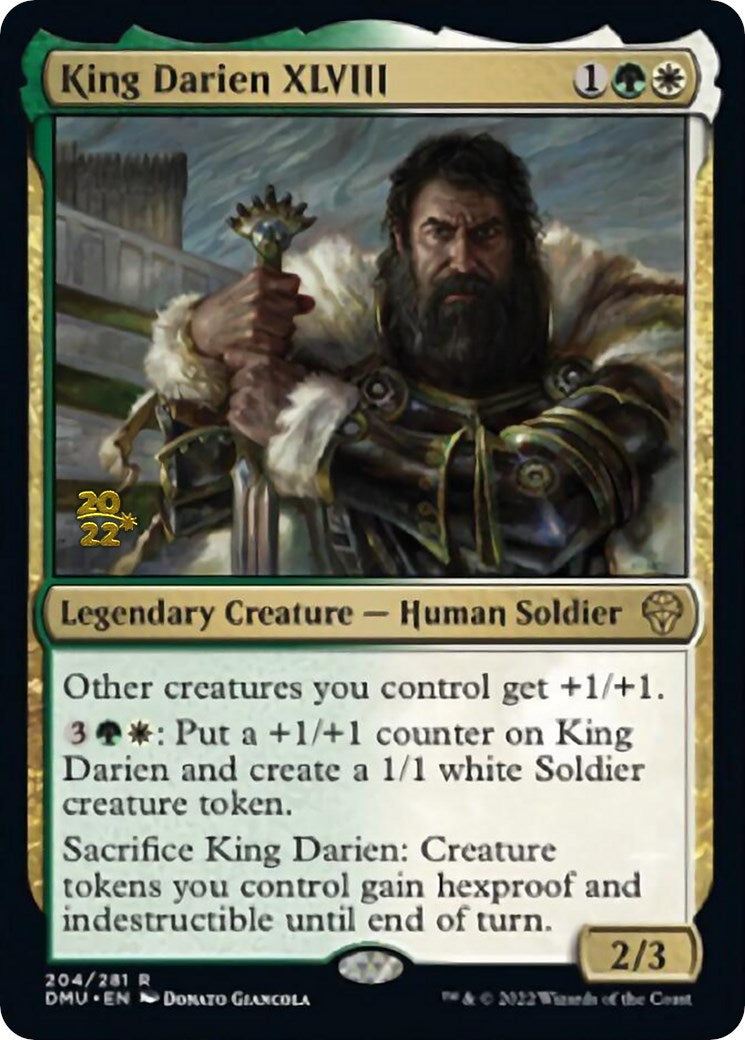 King Darien XLVIII [Dominaria United Prerelease Promos] | Play N Trade Winnipeg