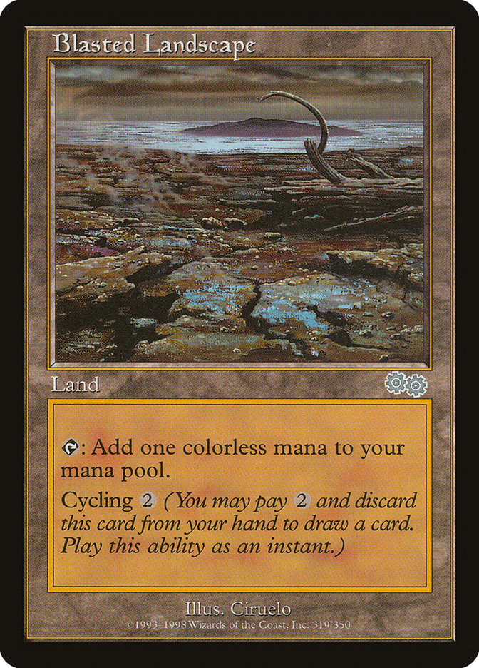 Blasted Landscape [Urza's Saga] | Play N Trade Winnipeg