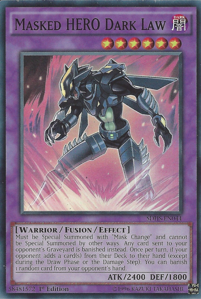 Masked Hero Dark Law [SDHS-EN044] Super Rare | Play N Trade Winnipeg