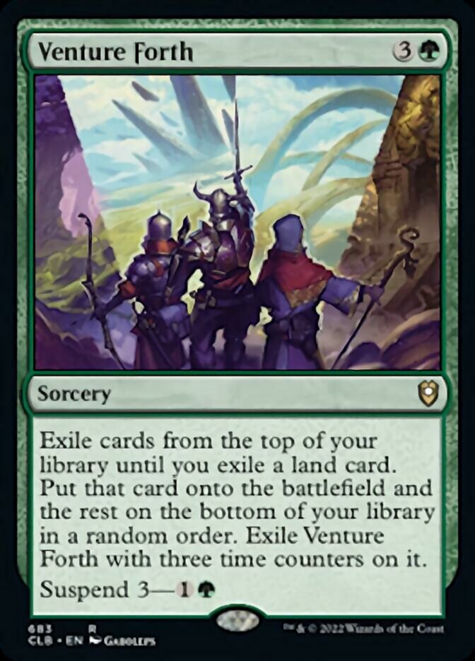 Venture Forth [Commander Legends: Battle for Baldur's Gate] | Play N Trade Winnipeg