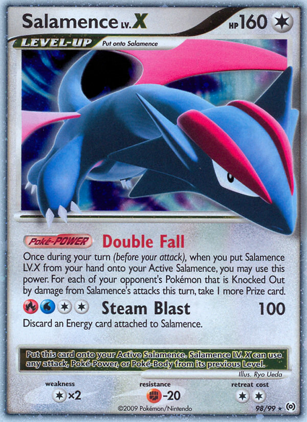 Salamence LV.X (98/99) [Platinum: Arceus] | Play N Trade Winnipeg