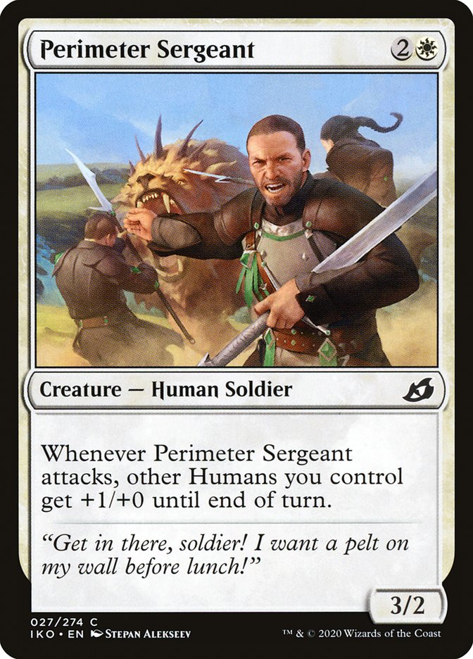 Perimeter Sergeant [Ikoria: Lair of Behemoths] | Play N Trade Winnipeg