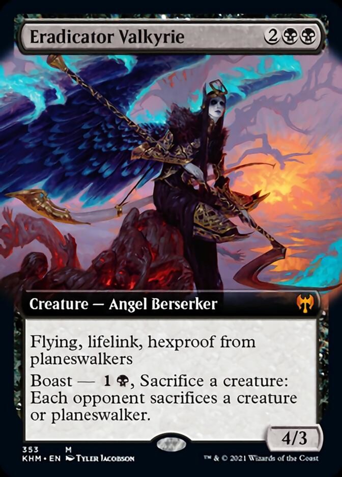 Eradicator Valkyrie (Extended Art) [Kaldheim] | Play N Trade Winnipeg