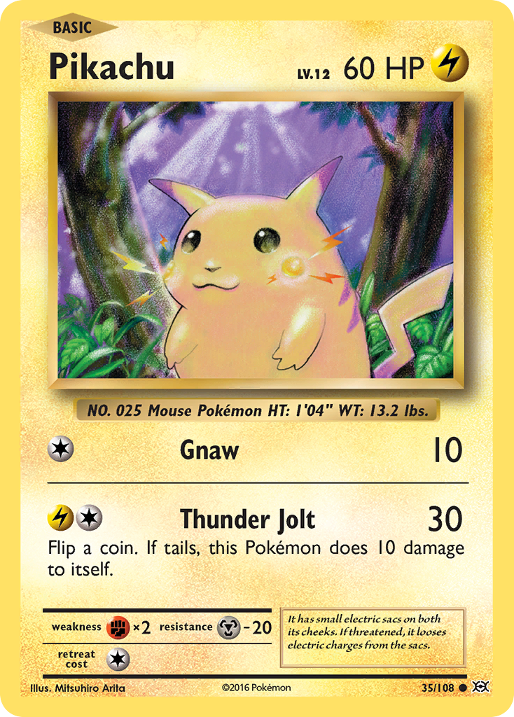 Pikachu (35/108) [XY: Evolutions] | Play N Trade Winnipeg