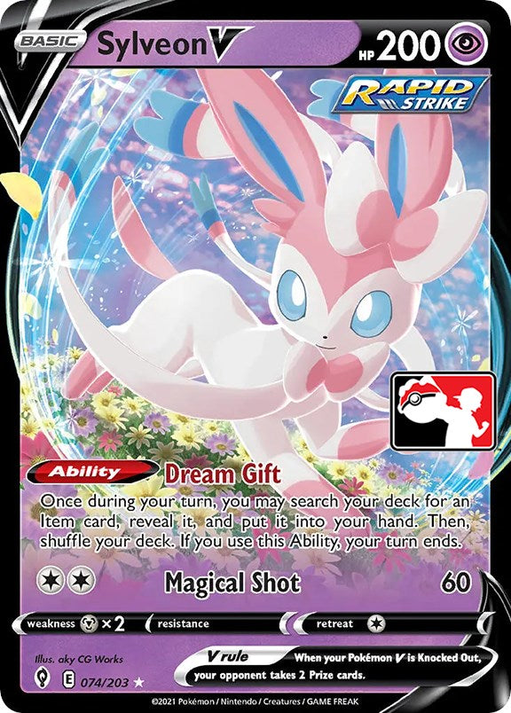 Sylveon V (074/203) [Prize Pack Series One] | Play N Trade Winnipeg