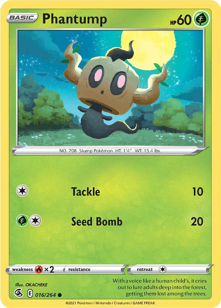 Phantump (016/264) [Sword & Shield: Fusion Strike] | Play N Trade Winnipeg