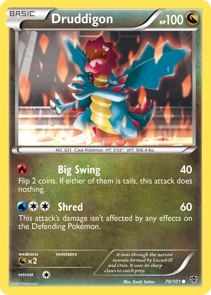 Druddigon (70/101) [Black & White: Plasma Blast] | Play N Trade Winnipeg