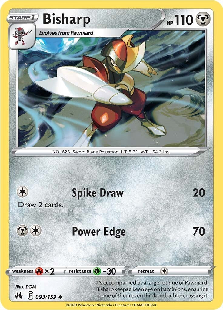 Bisharp (093/159) [Sword & Shield: Crown Zenith] | Play N Trade Winnipeg