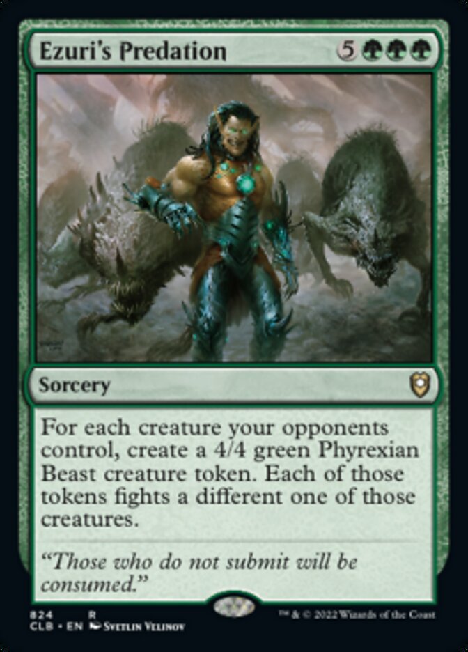 Ezuri's Predation [Commander Legends: Battle for Baldur's Gate] | Play N Trade Winnipeg