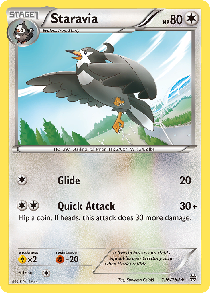 Staravia (126/162) [XY: BREAKthrough] | Play N Trade Winnipeg