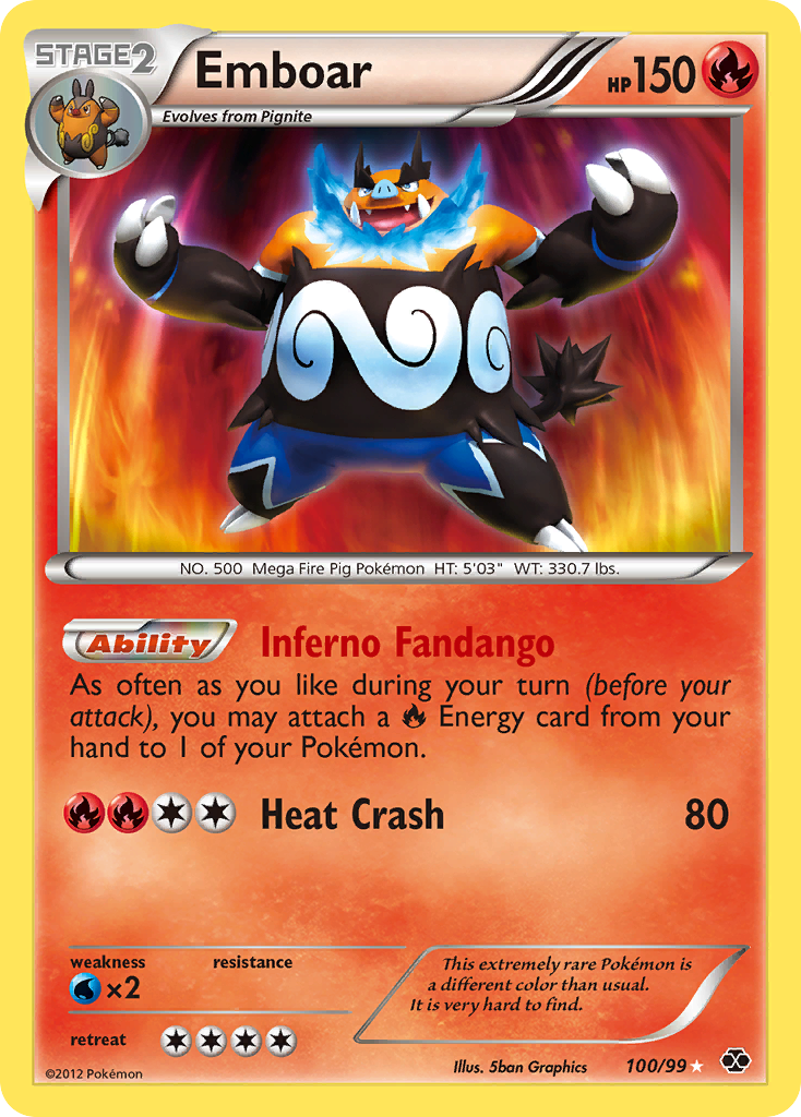 Emboar (100/99) [Black & White: Next Destinies] | Play N Trade Winnipeg