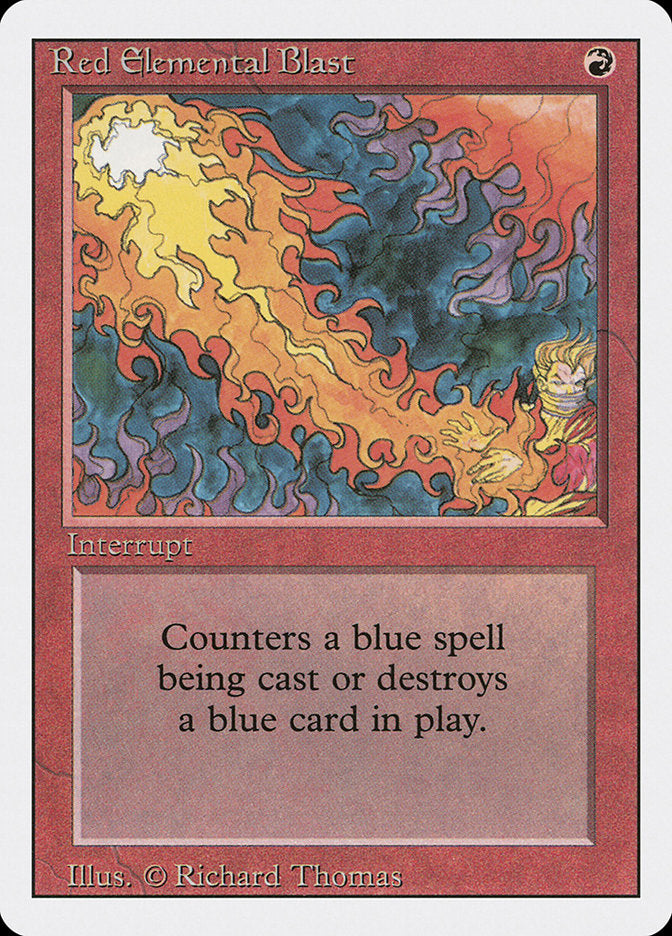 Red Elemental Blast [Revised Edition] | Play N Trade Winnipeg