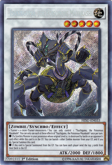 Tsuchigumo, the Poisonous Mayakashi [HISU-EN033] Secret Rare | Play N Trade Winnipeg