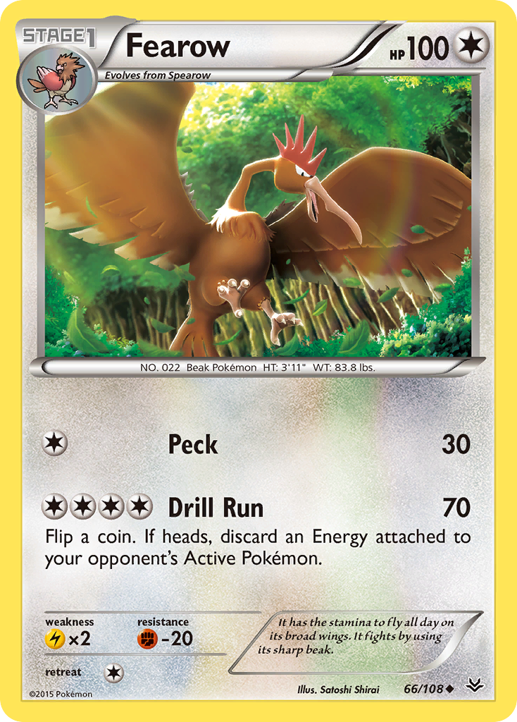 Fearow (66/108) [XY: Roaring Skies] | Play N Trade Winnipeg