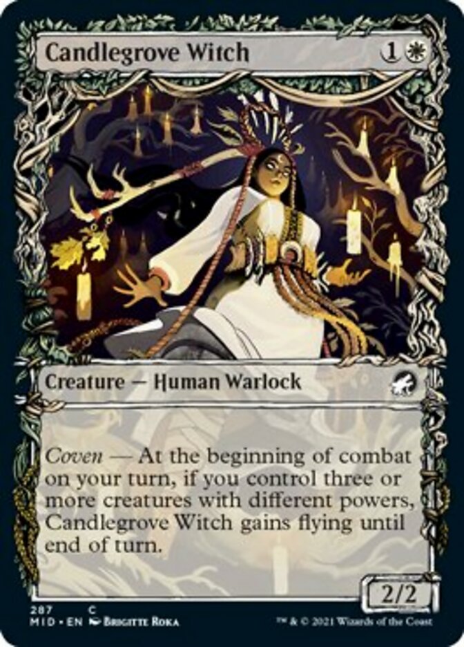 Candlegrove Witch (Showcase Equinox) [Innistrad: Midnight Hunt] | Play N Trade Winnipeg