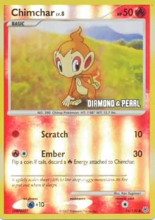 Chimchar (76/130) [Burger King Promos: 2008 Collection] | Play N Trade Winnipeg