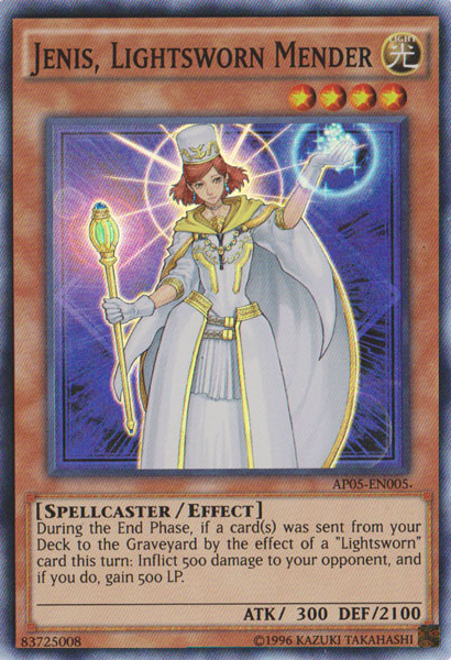 Jenis, Lightsworn Mender [AP05-EN005] Super Rare | Play N Trade Winnipeg