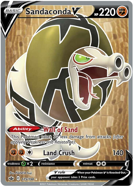 Sandaconda V (175/198) [Sword & Shield: Chilling Reign] | Play N Trade Winnipeg