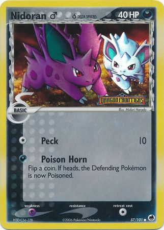 Nidoran (57/101) (Male) (Delta Species) (Stamped) [EX: Dragon Frontiers] | Play N Trade Winnipeg