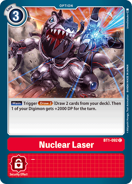 Nuclear Laser [BT1-092] [Release Special Booster Ver.1.0] | Play N Trade Winnipeg