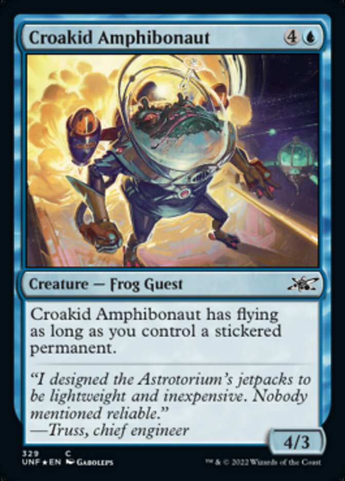 Croakid Amphibonaut (Galaxy Foil) [Unfinity] | Play N Trade Winnipeg