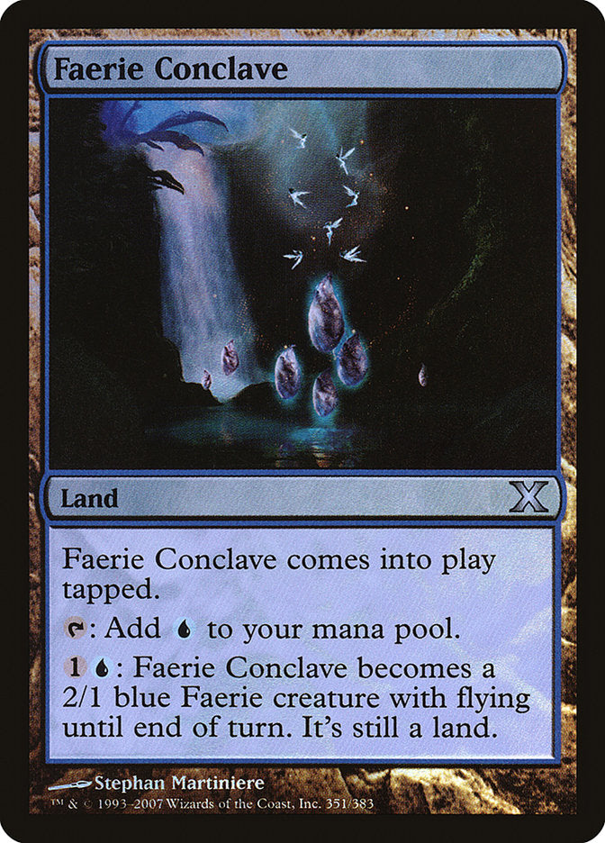 Faerie Conclave (Premium Foil) [Tenth Edition] | Play N Trade Winnipeg